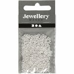 Jasseron, B: 2 mm, verzilverd, 2 m/ 1 stuk