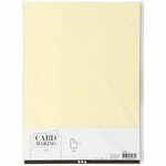 Geel Karton A4 210 Grams | Hobbykarton | Geel Knutselkarton | Geel Papier 21x29,7 cm | 10 Vellen