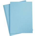 Blauw Karton A4 210 Grams | Hobbykarton | Blauw Knutselkarton | Blauw Papier 21x29,7 cm | 10 Vellen