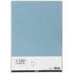 Blauw Karton A4 210 Grams | Hobbykarton | Blauw Knutselkarton | Blauw Papier 21x29,7 cm | 10 Vellen