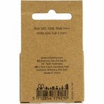 Kralen van agaat, d 6+8+10 mm, gatgrootte 0,9-1 mm, ca. 28 stuk, burnt orange, rood, 28 stuk/ 1 doos