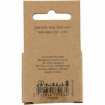 Kralen van agaat, d 6+8+10 mm, gatgrootte 0,9-1 mm, ca. 28 stuk, lichtbruin, 28 stuk/ 1 doos