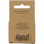 Kralen van agaat, d 6+8+10 mm, gatgrootte 0,9-1 mm, ca. 28 stuk, beige, roze, 28 stuk/ 1 doos