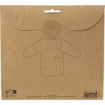 Kunstenaarskiel, L: 75 cm, afm 7-12 jaar, turquoise, 1 stuk