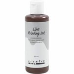 Linoleum Verf, bruin, 85 ml/ 1 fles