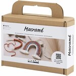 Macram&eacute; set regenboog | Hobbyset macrame | DIY pakket | Macram&eacute; regenboog maken | 1 Doos