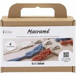 Macram&eacute; set sleutelhanger | Hobbyset macrame | DIY pakket | Macram&eacute; sleutelhanger maken | 1 Doos