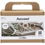 Macram&eacute; set servetringen | Hobbyset macrame | DIY pakket | Macram&eacute; servetringen maken | 4 Stuks