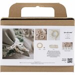 Macram&eacute; set servetringen | Hobbyset macrame | DIY pakket | Macram&eacute; servetringen maken | 4 Stuks