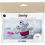 Mini Hobbyset Naaien, Viltmonster, diverse kleuren, 1 doos
