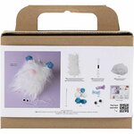 Mini Hobbyset Naaien, Monster, diverse kleuren, 1 doos