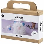 Mini Hobbyset Naaien, Monster, diverse kleuren, 1 doos