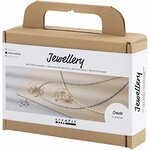Mini Hobbyset Sieraden, Halsketting met hanger met metaaldraad, verguld, 1 doos