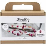 Mini Hobbyset Sieraden, Halsketting en armband, roze, 1 doos