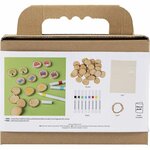 Mini Hobbyset Tekenen, Geheugenspel en drie op een rij, diverse kleuren, 1 doos