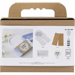 Mini Hobbyset Zeep Maken, vierkant, lichtpaars, 1 doos