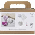 Mini Hobbyset Zeep Maken, Harten, roze, 1 doos