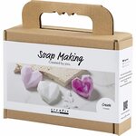 Mini Hobbyset Zeep Maken, Harten, roze, 1 doos
