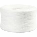Papier Raffia Garen, B: 7-8 mm, wit, 100 m/ 1 rol