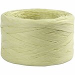 Papier Raffia Garen, B: 7-8 mm, lichtgroen, 100 m/ 1 rol
