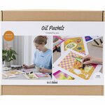 Starter Hobbyset Oliepastel, diverse kleuren, 1 doos