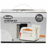 Stans- en embossingmachine Starterset A7 | Mini stansmachine | Embossingmachine | Snijmallen & embossingfolders | 1 set
