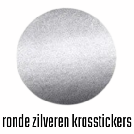 Krasstickers - Zilveren Rondjes - Kraskaarten Maken - Zelf Krasplaatjes Maken - DIY Kraskaarten - Waardebon Kraskaarten - Persoonlijke Kraskaarten - Krasbon Maken - DIY Waardebonnen - Cadeaubon Krasla