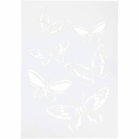Flexibel Sjabloon - Vlinders Motief DIY - A4