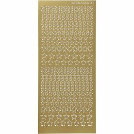 Stickers - Sterren - Verschillende Formaten - 350x - 1 Vel