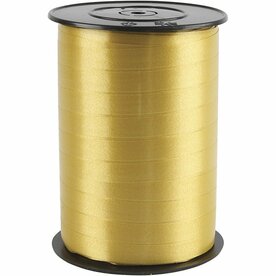 Gouden Cadeaulint &ndash; Glanzend Lint 250m x 10mm &ndash; Versieren