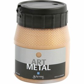 Metallic verf Donker Goud goud | Acrylverf metallic | Donkergoudkleurige hobbyverf | Glanzend | 250 ml | 1 stuk