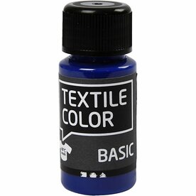 Textielverf Primair Blauw - Basis Textielverf - 50ml