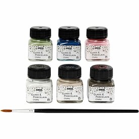 Glasverf - DIY Glasverf - Kreul Verfset 6x20ml