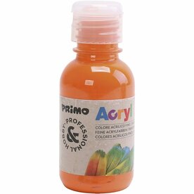 Acrylverf Oranje oranje | Hobbyverf | Oranje acrylic verf | Dekkend | 125 ml | 1 stuk