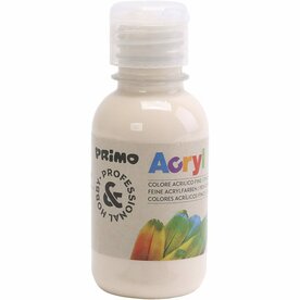 Acrylverf Beige beige | Hobbyverf | Beige acrylic verf | Dekkend | 125 ml | 1 stuk