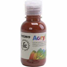 Acrylverf - Bruin Verf - Luxe Acrylverf Bruin - Acrylaatverf - Acrylic paint - Bruine Hobbyverf - Knutselen en Verven - Sneldrogende Verf - 125ml