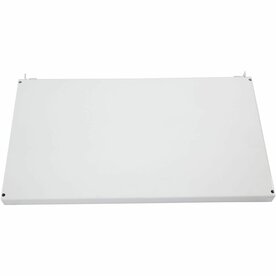 Plank wit metaal &ndash; 20x40 cm