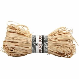 Papier Raffia &ndash; Naturel Garen &ndash; Hobby Raffia &ndash; DIY Decoratie &ndash; 50gr Rol
