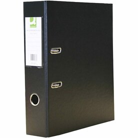 A4 Zwarte Ringmap - Kunststof Ordner - 2 Ringen