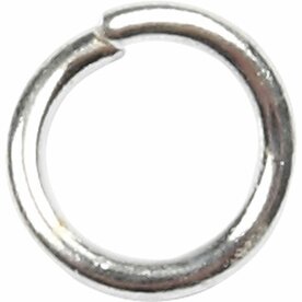 Verzilverde Ringen - Metalen O-Ringen - Ronde Ringen voor Sieraden - DIY Sieraden Ringen - Verzilverd SP - 0,7 mm - 500 Stuks
