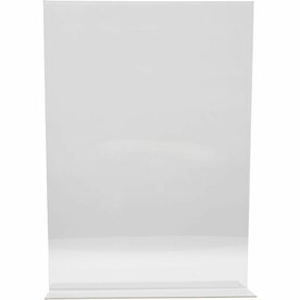 Display A3 transparant &ndash; Acryl standaard 300 x 420 mm