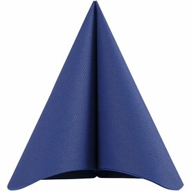 Servetten - Donkerblauw Luxe Tafelservetten - 40x40 cm - 20 Stuks