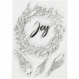 Silicone stempels joy &ndash; Clear stamps 10,5x15 cm