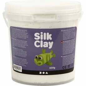 Silk Clay wit &ndash; zelfhardende klei 650 gr
