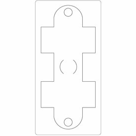 Snijmal cadeaudoosje &ndash; 15,2x30,37 cm &ndash; 15 mm