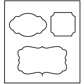 Snijmal label &ndash; 14x15,25 cm &ndash; 15 mm