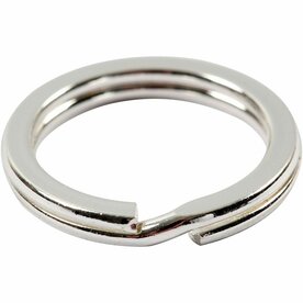 Splitringen &ndash; Verzilverde Ringen &ndash; &Oslash;15mm &ndash; Set Van 15