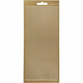 Stickers Goud Randen - Feestelijk - 10x23 cm