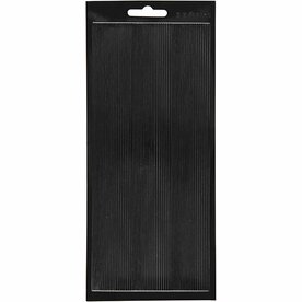 Stickers - Zwart Randen - DIY Kaarten Maken - 10x23cm - 1x