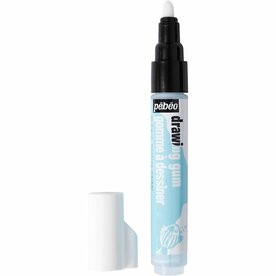 Tekengom - Gum Voor Kunstwerken &amp; Tekenen - Afpelbare Maskeer Vloeistof - Perfect Voor Aquarel &amp; Inkt - Cre&euml;ert Schone Gebieden - Verwijder Na Het Drogen - Handig Formaat - 1 Stuk